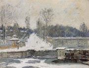 Alfred Sisley The Watering Place at Marly le Roi oil painting artist